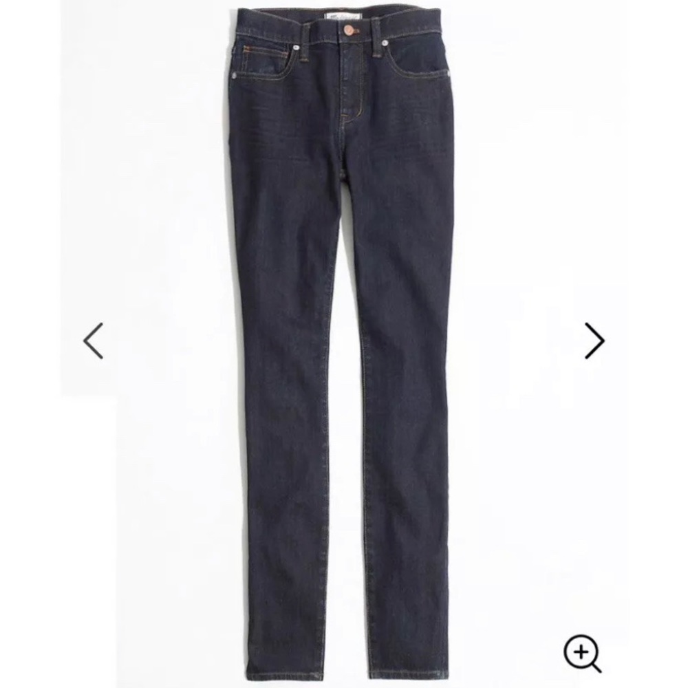 Madewell High Riser Skinny Jeans Dark Wash 25 NWT